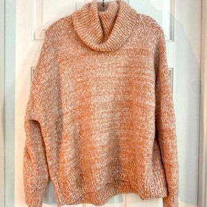 Pale Pink Turtleneck Sweater